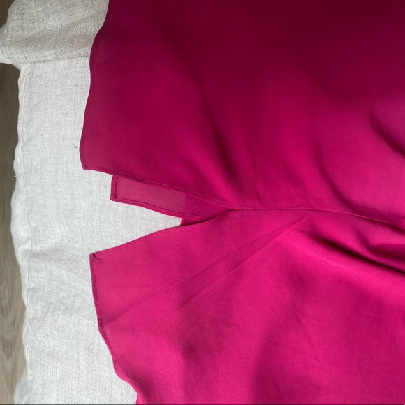 Reiss Sleeveless Rose Ruffle Top 8 - Picture 6 of 6